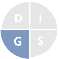 DISG-Persönlichkeitstypen - blau